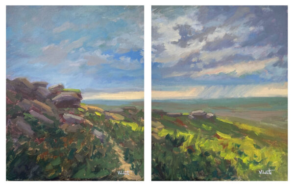 Brewing Storm (diptych)