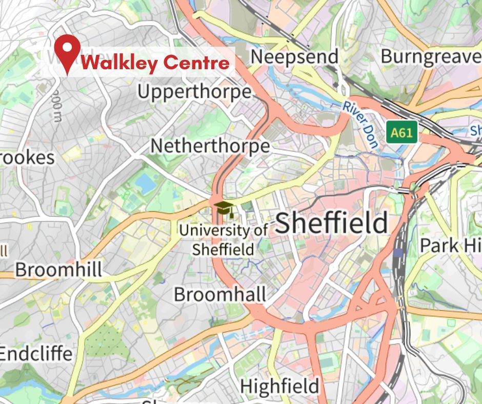 Walkley centre map