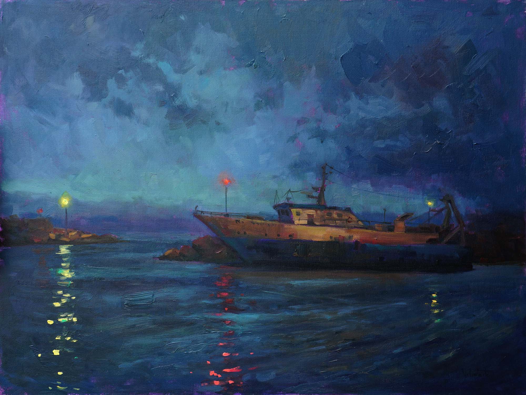 Alone in the Harbour